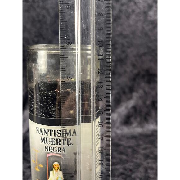 Black Holy Death 7-Day Spiritual Candle, Santisima Muerte Negra - Picture 5 of 5